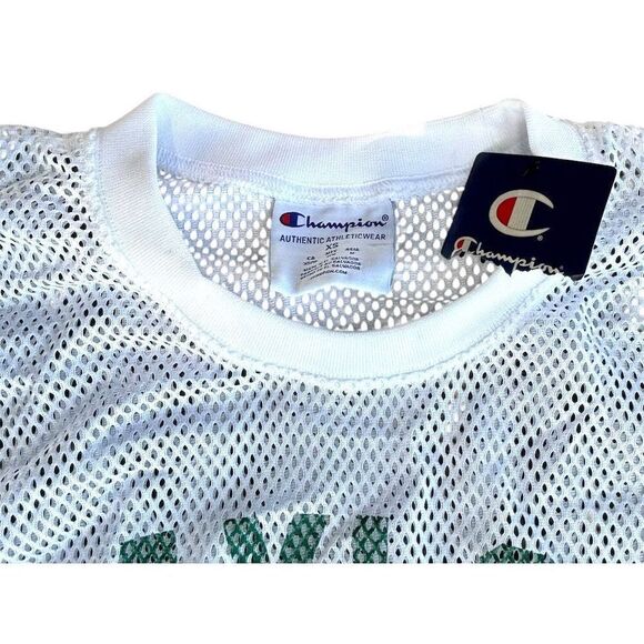 Champion Baylor University Women's XS Mesh Cropped T-Shirt Multicolor - Picture 5 of 5